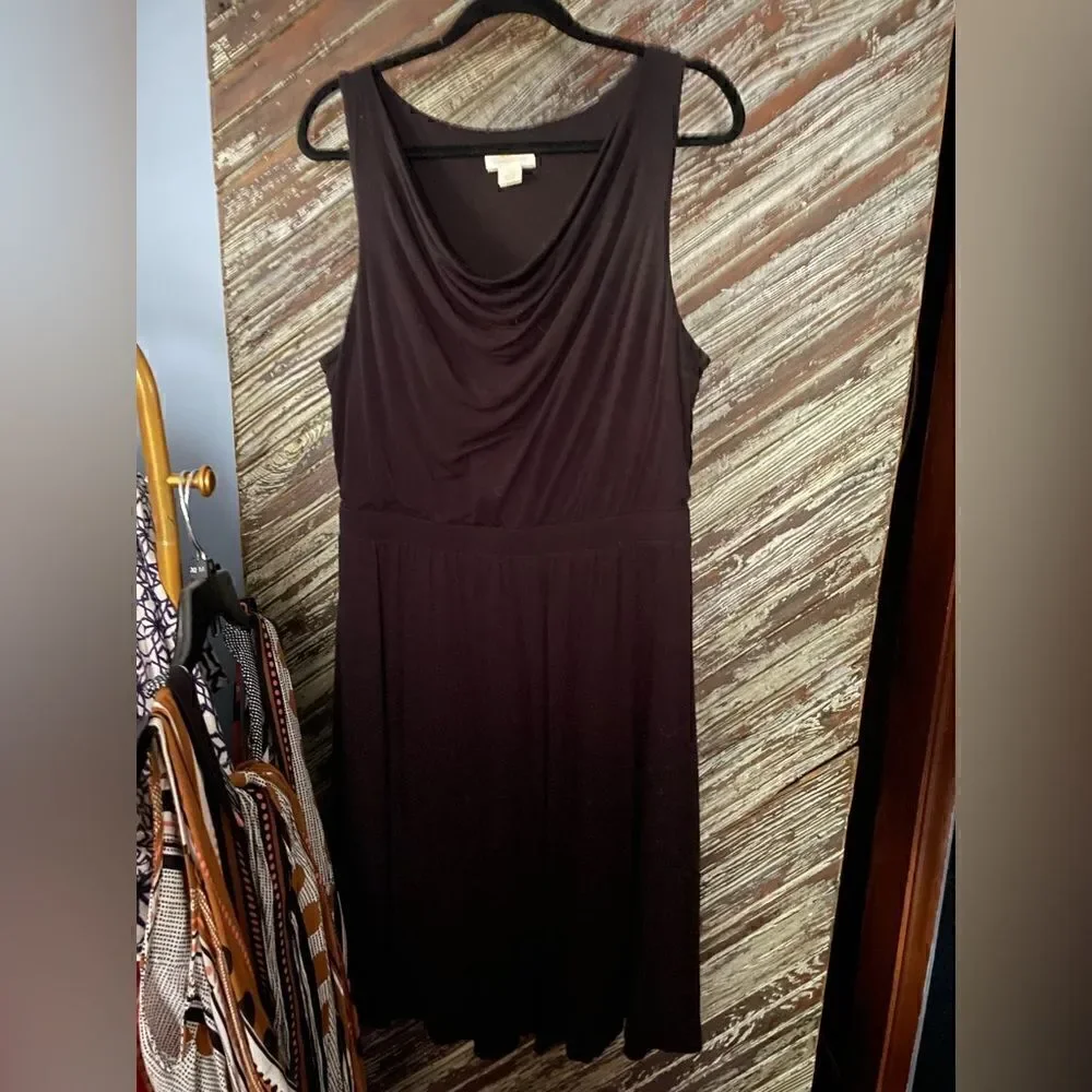 Maeve Cara cowl neck dress